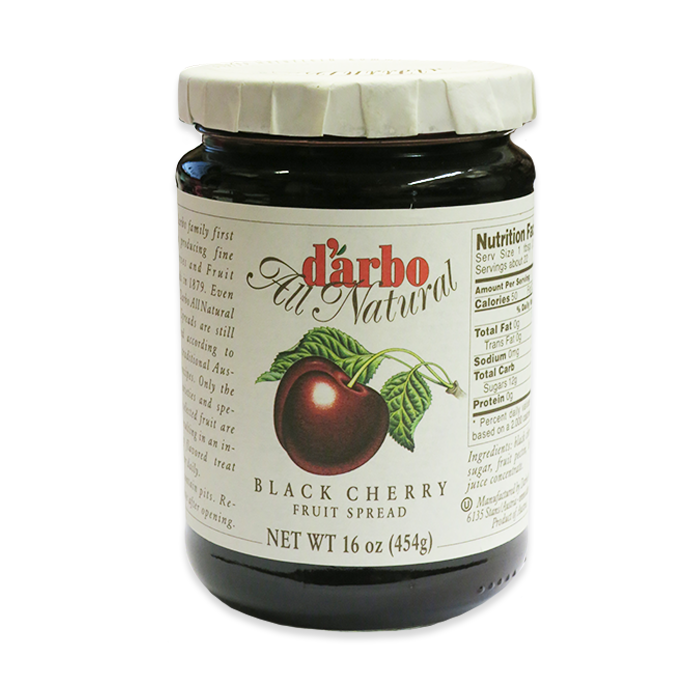 D'arbo Black Cherry Fruit Spread