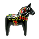 Swedish Dala Horse, Black