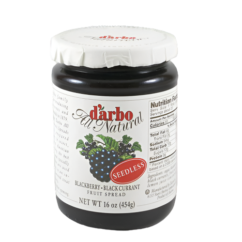 D'arbo Blackberry/Black Currant Fruit Spread