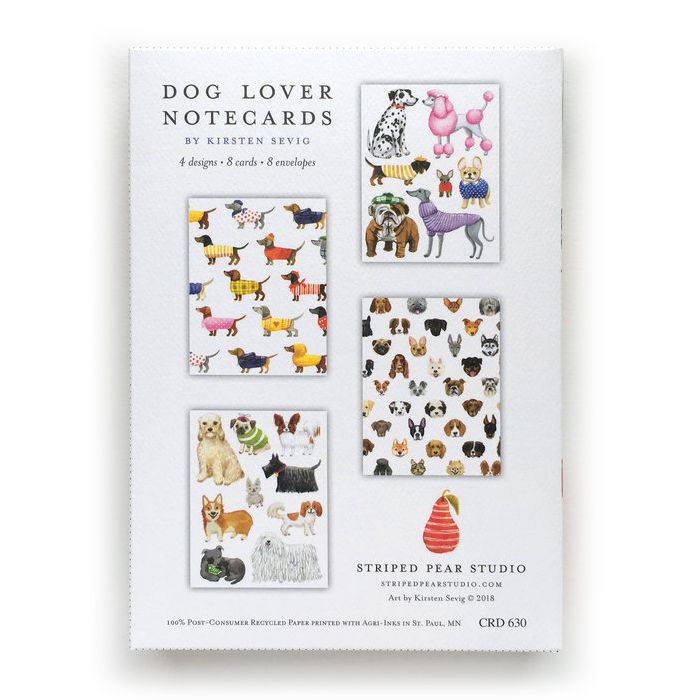 Dog Lover Notecards by Kirsten Sevig