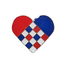 Norwegian Heart Lapel Pin