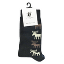 B&L Socks "Moose, Black"