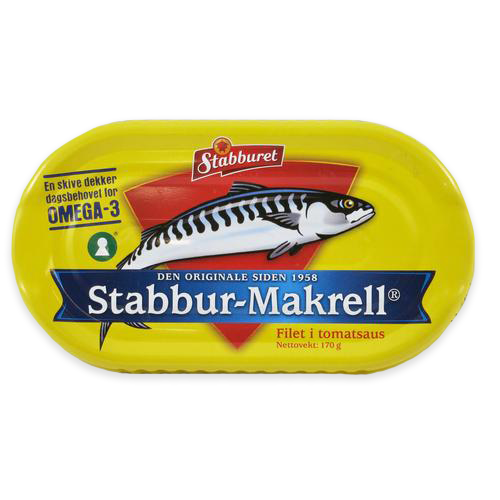 Mackerel Fillets in Tomato Sauce (Stabbur-Makrell Filet i Tomatsaus)