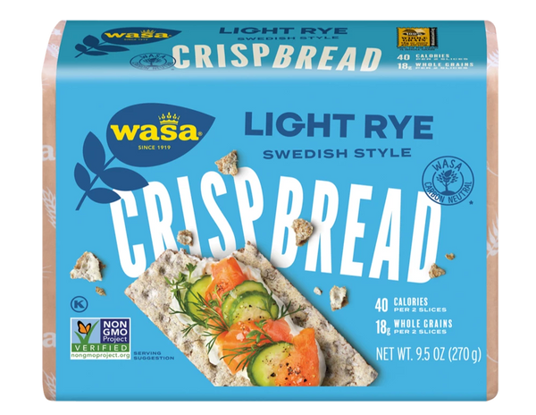Light Rye, Whole Grain Crispbread (8.8 oz)