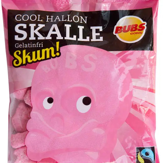 Bubs Cool Hallon Skalle (Raspberry Sour Skulls)