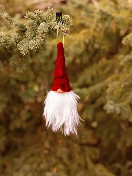 Red Gnome Ornament