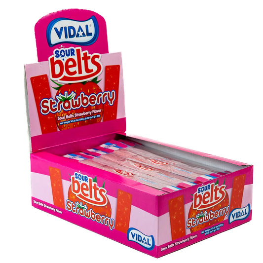 Sour Strawberry Belts