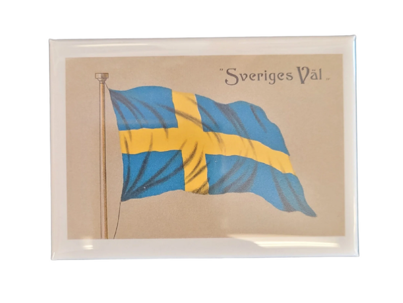 "Sveriges Väl" Swedish Flag Magnet