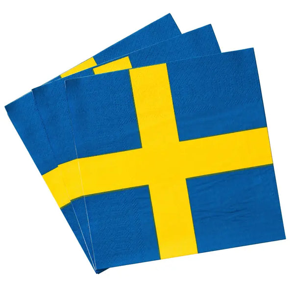Swedish Flag Napkin - Luncheon/Dinner