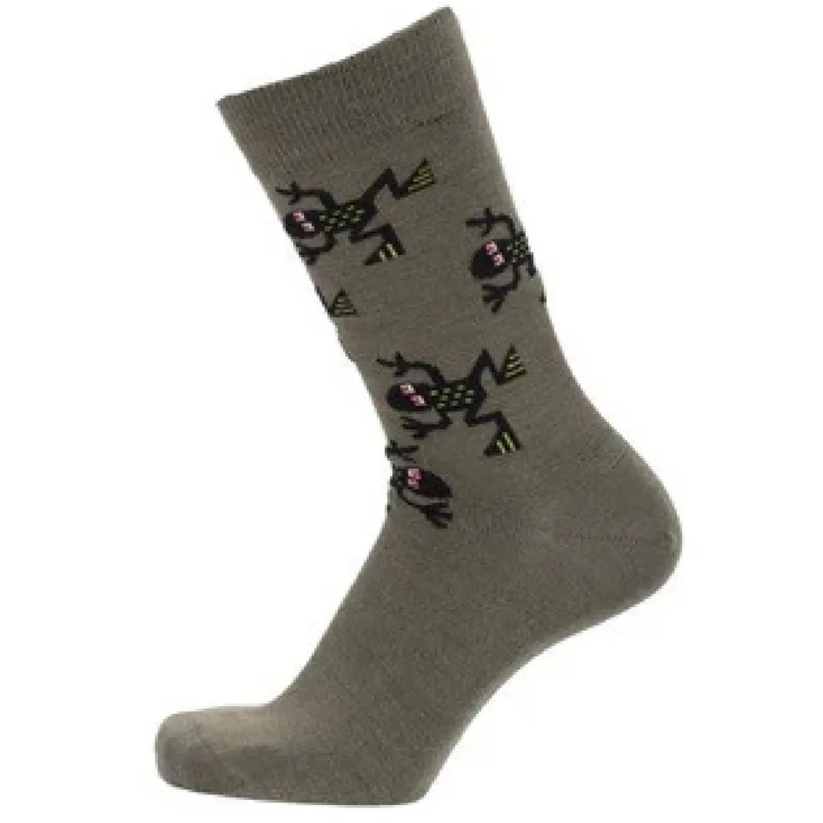 Bengt & Lotta Socks- "Frog, Grey"