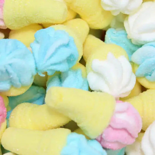 Marshmallow Ice Cream Cones