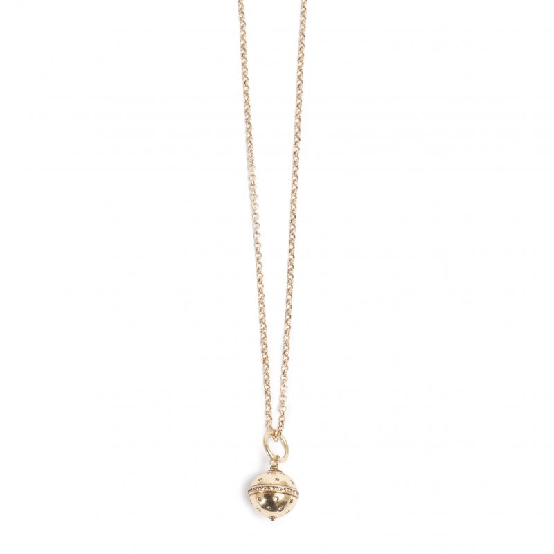 Gold Ball Necklace