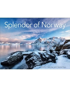 Splendor of Norway Calendar, 2026