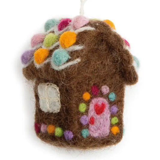 Felt Gingerbread House