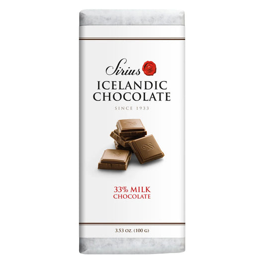 Noi Sirius Icelandic Chocolate, 33% Milk Chocolate