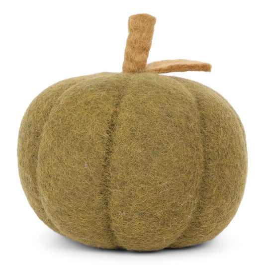 Green Felt Pumpkin
