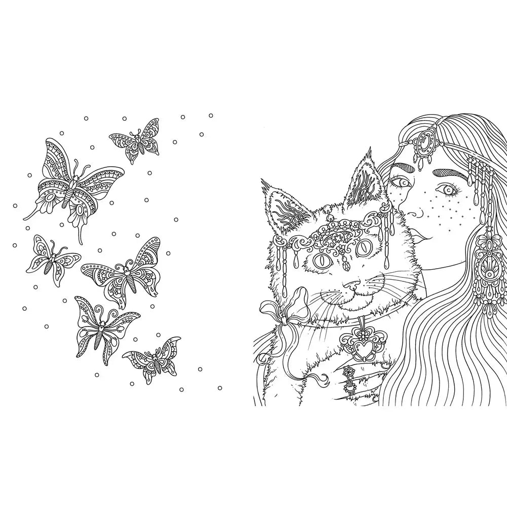 Jewelry Box Coloring Book