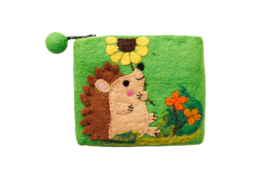 Felt Purse Hedgehog