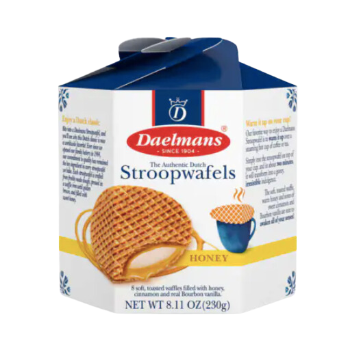 Dutch Stroopwafels made with Honey