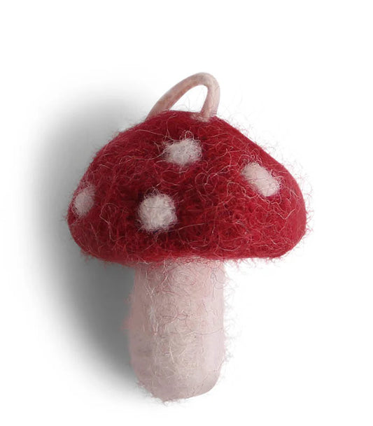 Felt Mushroom Ornament