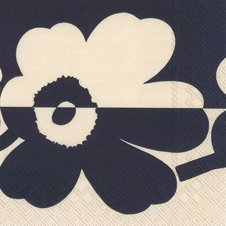 Marimekko: Suur Unikko Linen Dark Blue