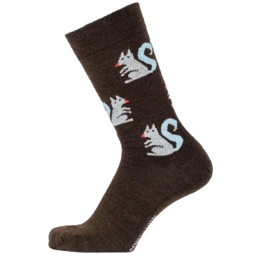 Bengt & Lotta Socks "Squirrel, Brown"