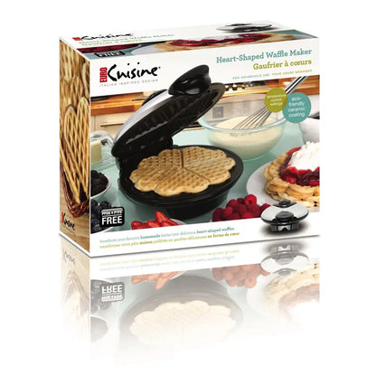 Euro Cuisine Heart Shaped Waffle Maker