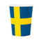 Swedish Flag Paper Cup