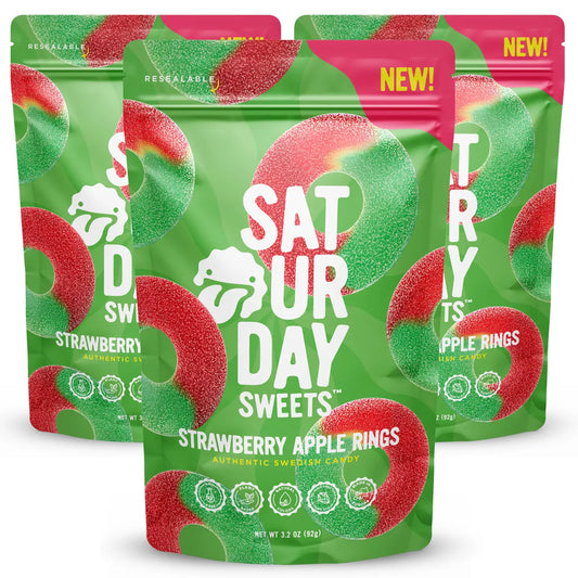 Saturday Sweets Strawberry Apple Rings