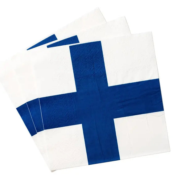 Finnish Flag Napkin - Luncheon/Dinner
