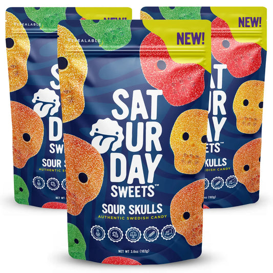 Saturday Sweets Sour Skulls