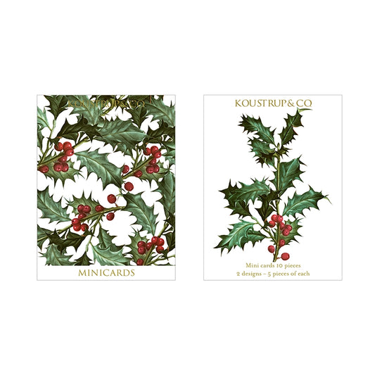 Koustrup & Co. Holly Mini Cards