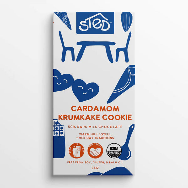 Cardamom Krumkake Cookie Chocolate