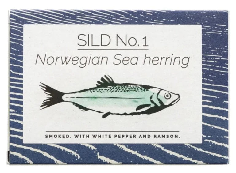 Norwegian Sea herring Smoked, with white pepper and ramson