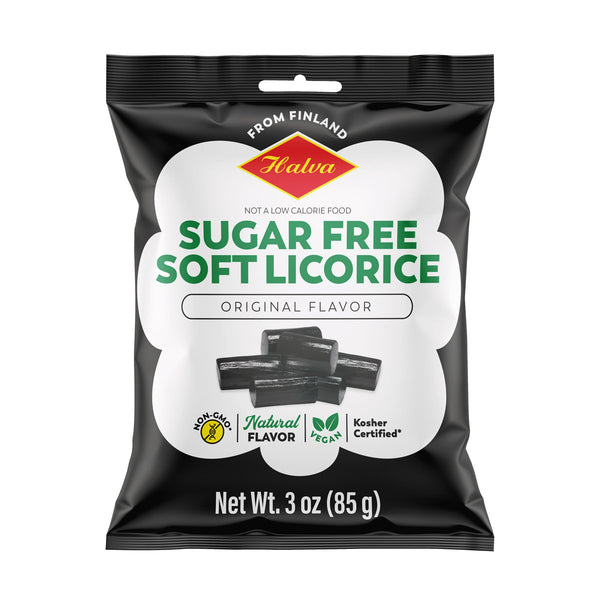 Halva Sugar-Free Soft Black Licorice