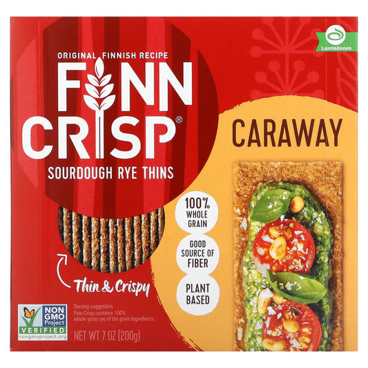 Thin Rye Crispbread, Caraway (7oz)