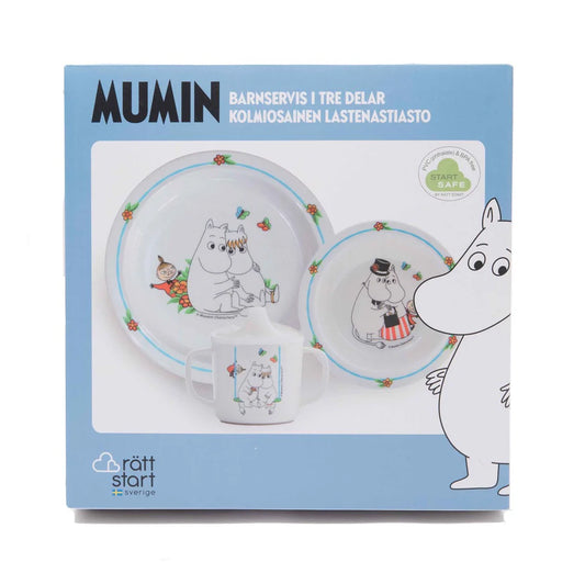 Rätt Start Moomin 3 piece Children's Dish Set