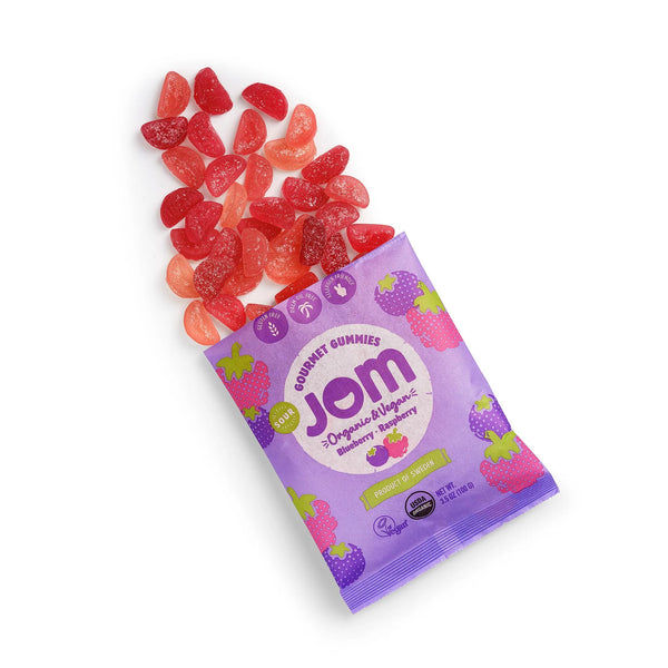 Sour Blueberry & Raspberry Gummy Candies (JOM)