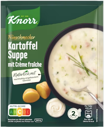 Potato Soup with Creme Fraiche