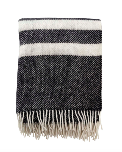 Gotland Stripe Wool Blanket