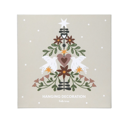 Folk Tree Hanging Decoration