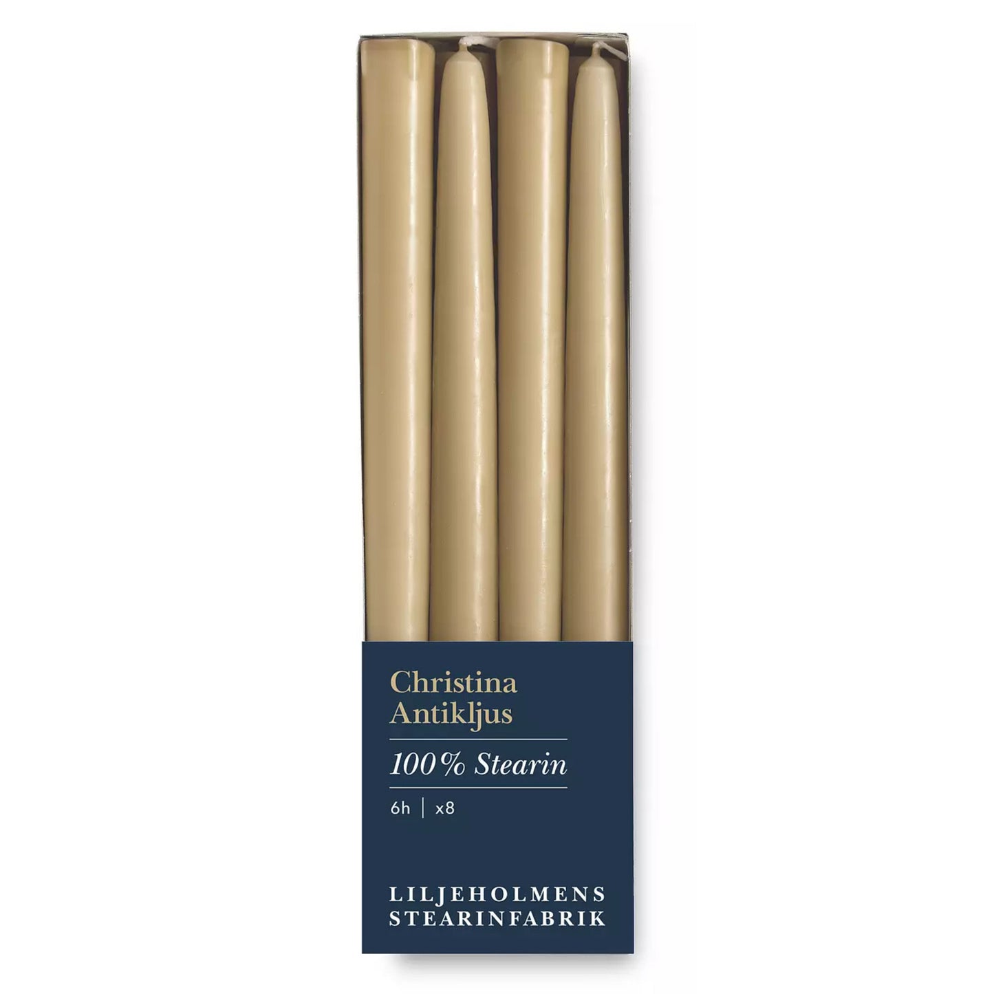 Christina Antiqute Taper Lights 8-pack Honey