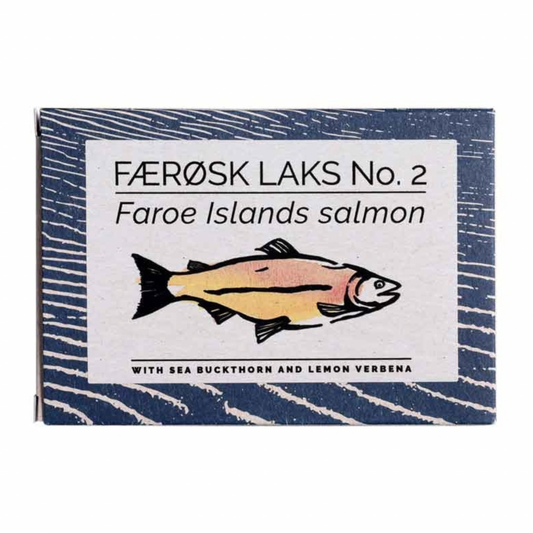 Fangst Færøsk Laks No. 2 Salmon with Sea Buckthorn & Lemon Verbena