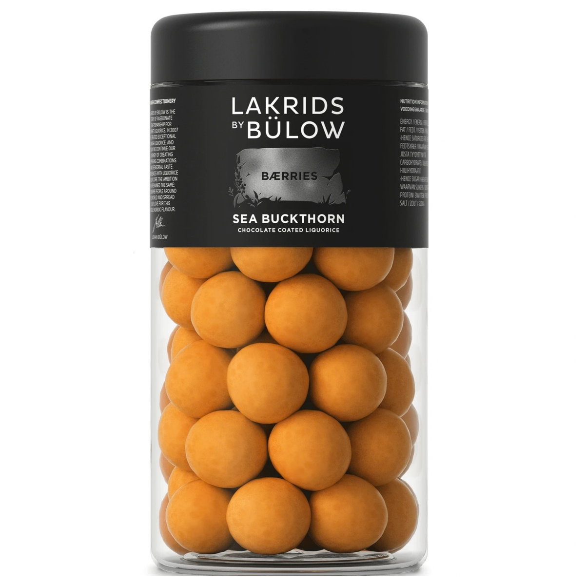 Lakrids by Bülow- Sea Buckthorn Chocolate Coated Licorice