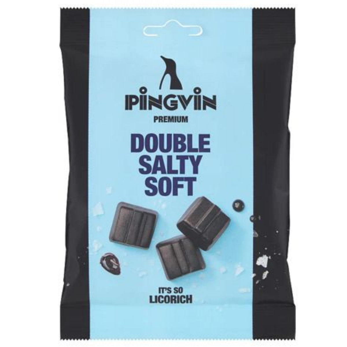Pingvin Premium Double Salty Soft Licorice
