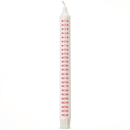 Liljeholmen Advent Taper Red & White