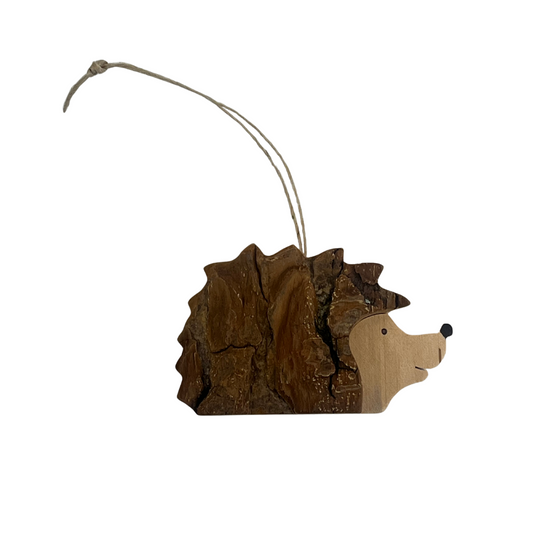 Bark Hedgehog Ornament