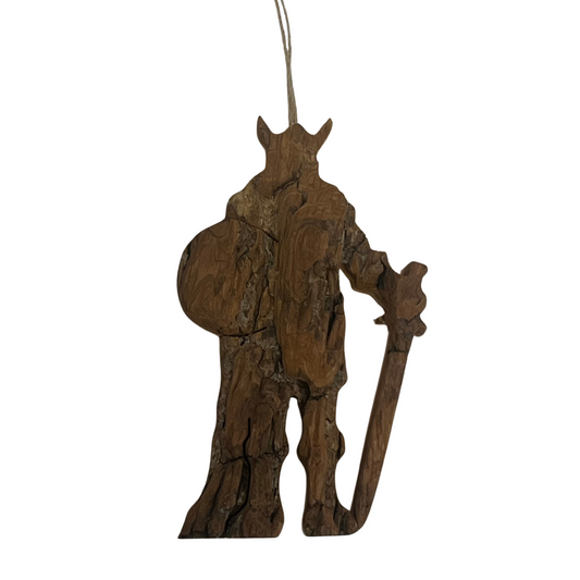 Bark Viking Ornament