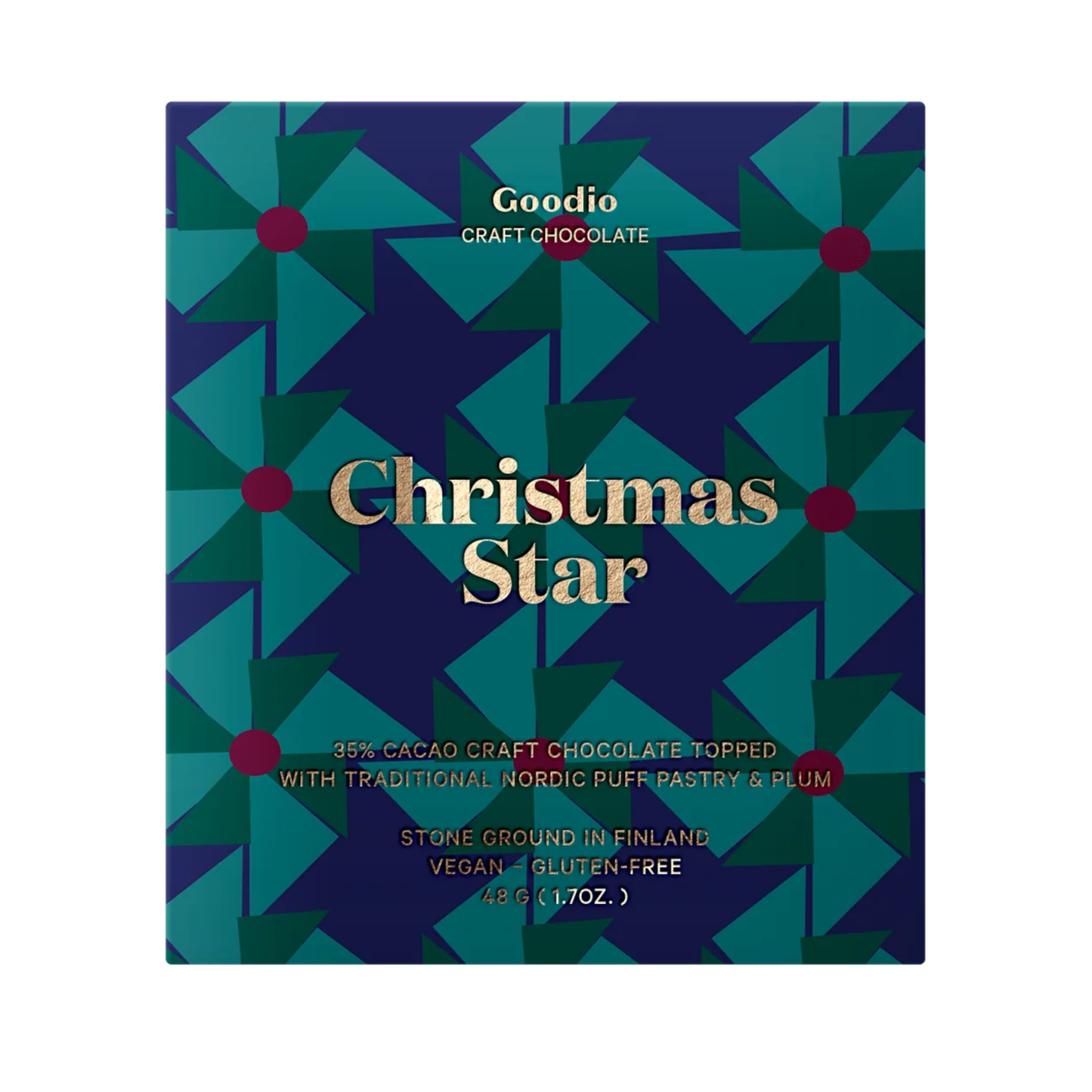 Goodio Craft Chocolate- Christmas Star