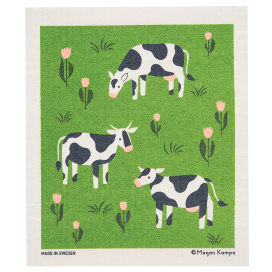Cows Swedish Dishcloth